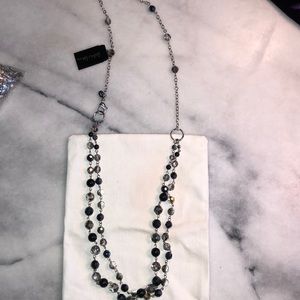 Cookie Lee Trapeze Convertible Beaded Necklace